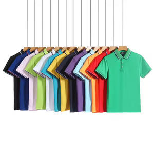 Vente en gros de t-shirts polo de golf personnalisés pour hommes polos de sport et d'entraînement en polyester vierge coupe ajustée - Product Image 4
