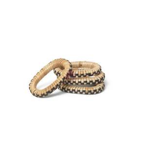 Ronds de serviette en rotin pour décoration de table rond de serviette ronds de serviette de noël mariage du Vietnam - Product Image 4