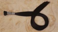 Perruques naturelles brunes 100% indiennes cheveux crus I-Tip Double Drawn kératine colle pré-collée Remy droite I-Tip extension de cheveux humains