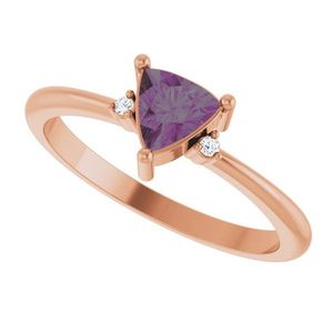 Anillo Stuller con Acentos de Oro de 14K 72435:164P, Piedra Natural con Corte Cojín, Diamante Geométrico, Certificado IGI, Joyería de Compromiso - Product Image 5