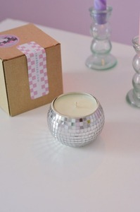 Handmade Modern Simple Mosaic Beeswax Votive <b>Tealight</b> Holder Highly Scented Candleholder Home Decor Christmas Weddings Parties - Product Image 3