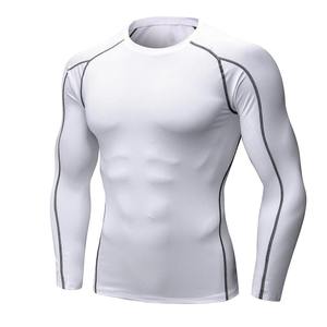 Chemises de compression en spandex imprimées par sublimation de logo personnalisé Rash guard de plongée surf uniformes BJJ unisexe Rash Guard romain MMA - Product Image 3
