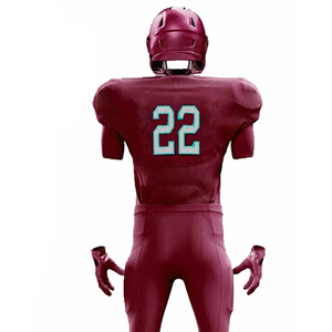 Haute Qualité 100% Polyester Mesh Sublimation Plus La Taille À Manches Courtes Maillot De Football Américain Respirant Uniforme Ensemble - Product Image 6