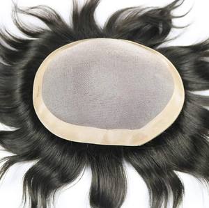 Pelucas de Cabello Natural Brasileño Remy con Base de Seda, Cortas, Lisas, Negras y Marrones, para Uso Diario o de Fiesta, al por Mayor - Product Image 3