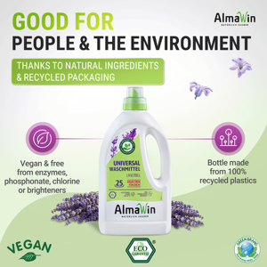 AlmaWin RTS 1 Brand Universal Bio <b>Liquid</b> Laundry Detergent 1.5L 23 Loads With Lavender Scent Baby Detergent - Product Image 4