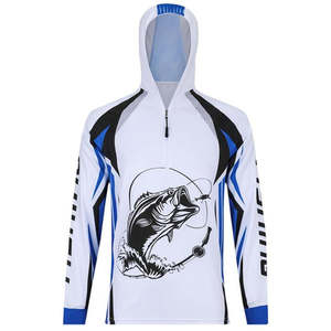 Hooded Camouflage <b>Fishing</b> Suit 100% Polyester UPF 50 Plus Breathable Breathable Outdoor Training Plus - Product Image 1