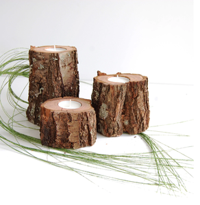 Candelabros de madera, portavelas de Pilar decorativo para artículos de fiesta, tamaño personalizado - Product Image 2