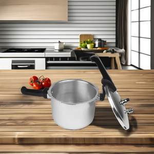 Chef autocuiseur à gaz en aluminium de qualité supérieure de 5 litres écologique Durable 1305 Pot forte longue queue poignée pour la cuisine à domicile - Product Image 2