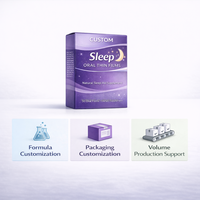 Films oraux minces pour le sommeil, certifiés CE, solutions personnalisées OEM ODM en gros, étiquettes privées