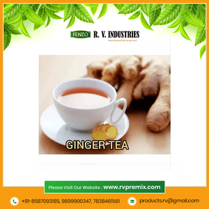 Té instantáneo de jengibre orgánico con etiqueta privada de la mejor calidad al por mayor, premix de 1 kg de contenido de hierba adelgazante cruda fresca en polvo con sabor mezclado - Product Image 4
