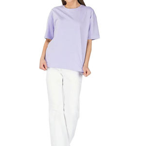 Ropa de calle transpirable para mujer, venta al por mayor, camisetas clásicas de estilo extragrande para mujer, camisas informales holgadas para mujer - Product Image 2