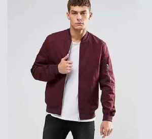 Blouson d'aviateur d'hiver pour hommes OEM style High Street avec fermeture à glissière avant design brodé vente en gros de nouvelles vestes d'hiver OEM pour hommes - Product Image 2