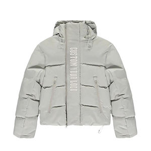 Venta caliente chaqueta acolchada de invierno Unisex colores personalizables tamaños cuello de burbuja con capucha con Logo colección de invierno exclusiva - Product Image 2