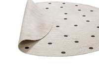 Zeggy luxe 100% écologique intérieur salon tapis tissé à la main coton Logo personnalisé broderie nouveauté motif abstrait