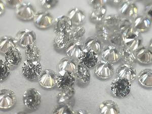 E-f Color Blanco 3mm Moissanite Diamante Redondo Corte Brillante Vs Pureza - Product Image 2