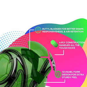 High Quality Official Size Soccer Ball Custom Color <b>Best</b> <b>Football</b> for Players-for Training - Product Image 4