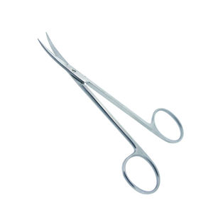 Ciseaux chirurgicaux 4,5 pouces en acier allemand, lame incurvée, pointe aiguë, métal inoxydable, manuel, super coupe, par SurgiRight - Product Image 5