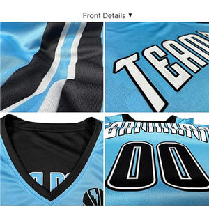 Ensemble de maillots de basket-ball personnalisés avec shorts, uniformes d'équipe pour hommes, vêtements d'entraînement, maillots de basket-ball sublimés, service OEM ODM - Product Image 6