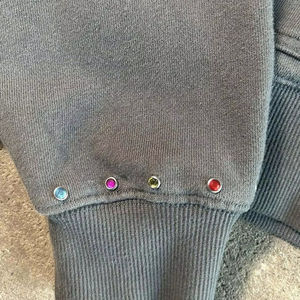 Sudaderas con diamantes de imitación para la venta por encargo Impreso de alta calidad Bajo MOQ Sudaderas con capucha con diamantes de imitación Hecho en Pakistán Servicio OEM - Product Image 6