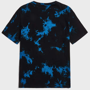OEM personalizado impreso hombres Tie-Dye camisetas transpirable 100% algodón ropa de moda para el verano de marca privada y logotipo de marca - Product Image 2