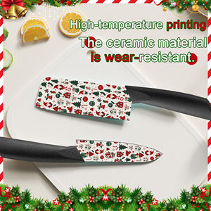 Couteaux de chef en céramique en stock, manche en plastique, ambidextre, lavable au lave-vaisselle, pour un usage domestique, vente en gros, livraison rapide de l'usine - Product Image 5