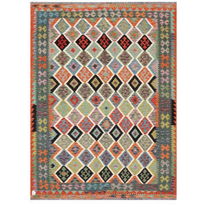 พรมกิลิมไมมาณา อัฟกานิสถาน ขนาด 287 x 212 ซม. พรมและชุดพรมแบบดั้งเดิมของชาวอัฟกัน - Product Image 1