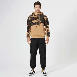 Sudaderas con capucha de calidad superior para hombre hechas en fábrica, etiqueta personalizada, nuevo estilo de invierno, estampado en relieve bordado con cuentas - Product Image 1