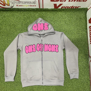 Cotton Thick Screen Print Hoodies Oversized <b>Pullover</b> Custom 3d Puff Print Hoodie Quick Dry Casual Wear Cotton Made Hoodies - Product Image 6