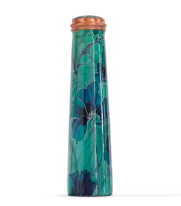 Bouteille d'eau en cuivre pur de haute qualité disponible en différents styles avec emballage de qualité supérieure Bouteilles en cuivre imprimées accrocheuses - Product Image 4