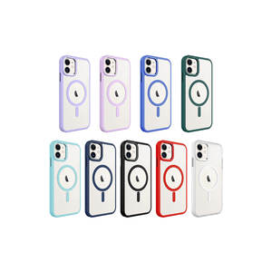 Coque de protection Netzy de luxe en silicone chromé pour iPhone 11 13 Pro Max Plus, compatible MagSafe pour recharge sans fil, finition givrée - Product Image 5