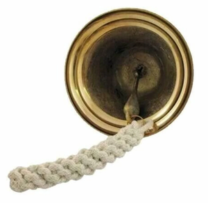 Campana de Latón Vintage con Diseño de Velero, Regalo de Halloween Campana Colgante Personalizada de Latón, Campana de Barco Hecha a Mano - Product Image 2