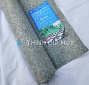 Vietnamien écologique 100% Polyester Anti-Weed aiguille perforé Non-tissé feutre respirant soluble dans l'eau tissu uni - Product Image 2