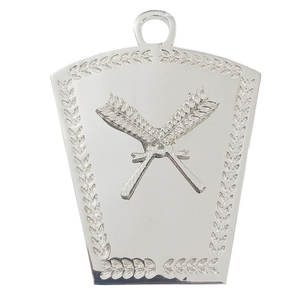 2025 Masonic Mark Collar Jewel Registrador Insignia de cuero bordada Tipo cosido - Product Image 4