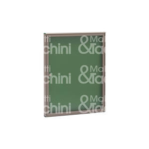 TABLERO DE NOTIFICACIÓN En puerta abatible de perfil de aluminio anodizado de bronce en fondo magnético de plexiglás - Product Image 1