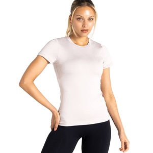 Camisetas Deportivas de Verano para Mujer al por Mayor, 100% Poliéster, Elásticas, Ajustadas, de Secado Rápido, Anti-Pilling, Transpirables y Ligeras - Product Image 1