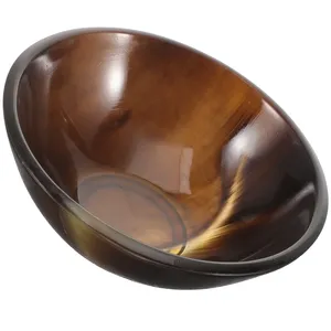 ชามสลัดฮอร์นธรรมชาติแบบใช้แล้วทิ้งดีไซน์ใหม่จากอินเดียสำหรับงานปาร์ตี้ - Product Image 3