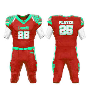 Camiseta de fútbol americano de manga corta ligera para hombre, conjunto de uniforme transpirable de talla grande, Tops - Product Image 2