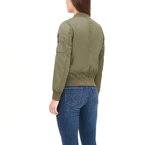 Blouson aviateur pour femme sur mesure Doublure en spandex Coquille en coton Respirant Séchage rapide Hiver Haute qualité - Product Image 3