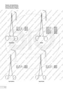 Venta al por mayor, herramientas médicas personalizadas, tamaño de instrumentos hemostáticos, puente, fórceps de disección y ligadura de OVERHOLT-GEISSENDOERFER - Product Image 4