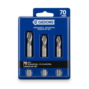 Gedore 70 mm Hexagonal Torsion <b>Bit</b> Set Premium <b>Drill</b> <b>Bits</b> - Product Image 3