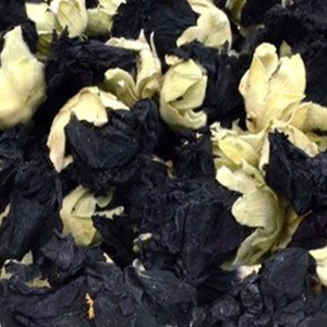 Flores Secas de Malva Negra, Ingrediente Natural para Té de Hierbas, a Granel / Flores Secas de Malva - Product Image 1