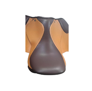 Alta calidad genuino naranja Premium DD cuero doble inspeccionado inglés doma silla asiento suave logotipo personalizado asiento acolchado alto - Product Image 2