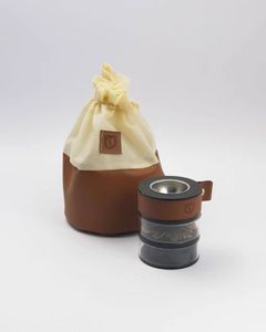 Elegante Quemador de Bakhoor de Resina Epoxi y Madera, Bolsa de Cuero Premium, Decoración Religiosa para el Hogar, Fragancia, Regalo Hecho a Mano, SS CRAFT INDIA - Product Image 4