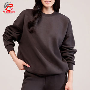 Sweat-shirt 100% coton écologique avec broderie motif de lettres imprimées numériques pour toutes les saisons Sweat-shirt - Product Image 1