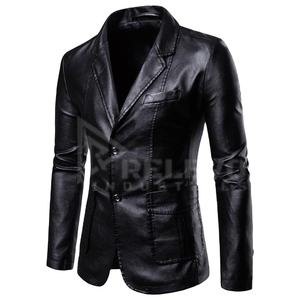 Nueva Chaqueta Casual de Invierno para Hombre de Cuero PU Mate, Precio de Fábrica, Logotipo en el Frente, Ideal para Motociclismo, con Apariencia de Cuero Vacuno - Product Image 6