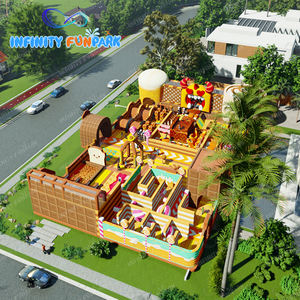 1000msq <span class=keywords><strong>Monster</strong></span> Food City Thème Aire de jeux gonflable extérieure Fun Park Kids N Adults Grand parc gonflable à vendre - Product Image 2