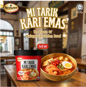 Nouilles instantanées Halal traditionnelles Pan Mee saveur poulet en tasse, faibles en glucides, cuites au four, prêtes en 5 minutes, 0% de matières grasses, fabriquées en Malaisie, 12 unités - Product Image 6