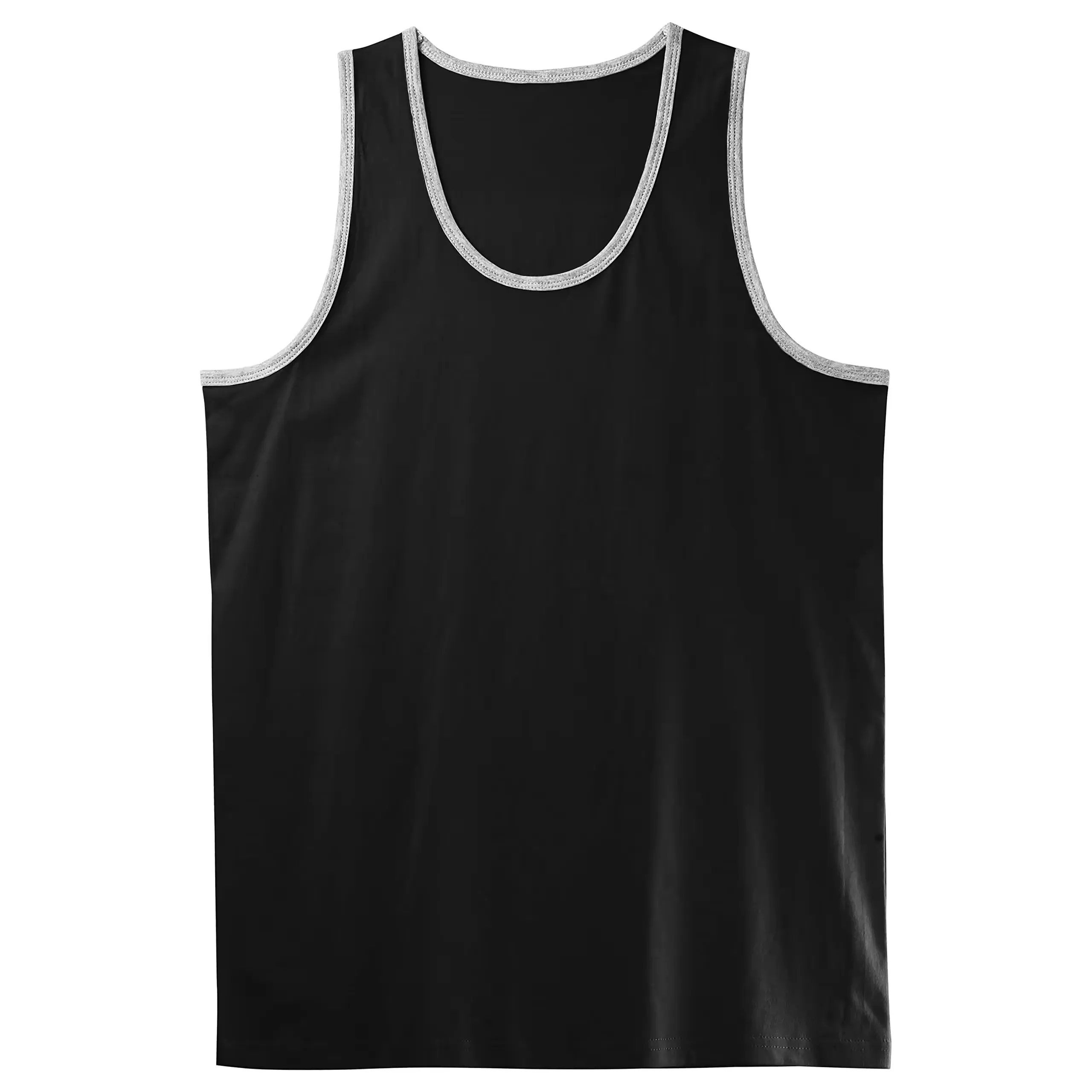 Nouvel arrivage Slim Fit Gym Fitness vente en gros personnalisé hommes Singlet 100 _ coton sublimé débardeurs Logo personnalisé hommes vêtements débardeur