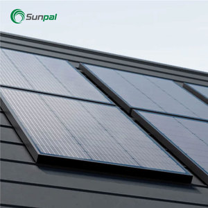 Paneles <span class=keywords><strong>solares</strong></span> Sunpal completamente negros personalizados en forma de 100 vatios 150 vatios 200 vatios Panel solar fotovoltaico con placa - Product Image 5