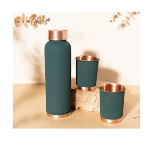 Copper Hand-made Luxury Elegent High Quality Eco-Friendly Leak-Proof Design Multipurpose Healthy <b>Drinking</b> Solution <b>Straw</b> Cap - Product Image 6